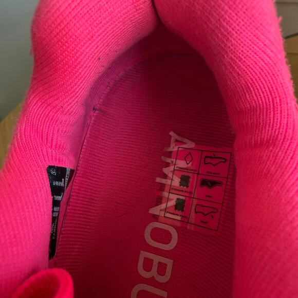 NOBULL Women's Outwork in Neon Pink Training Sneakers  - Men 4.5- W 6 - Picture 9 of 15